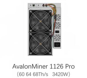 AvalonMiner 1126 Pro for sale