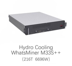 Hydro Cooling Whatsminer M33S++